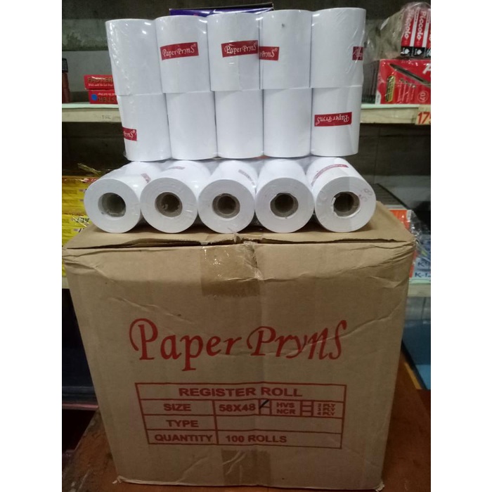 

Paper | Kertas Struk Kasir Hvs 58 Mm X 48 Mm
