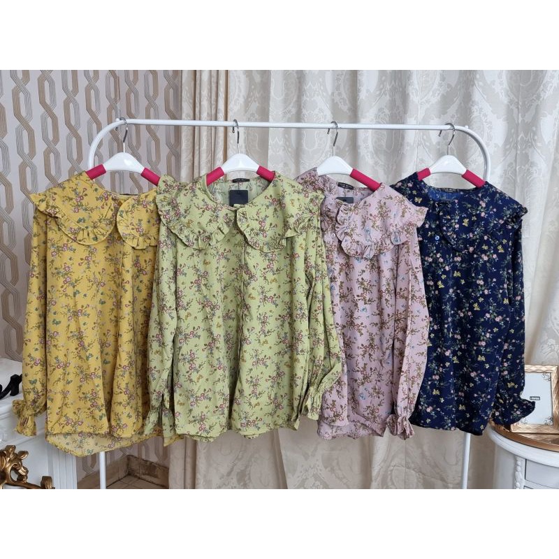 MEIJIWANG Kemeja Atasan