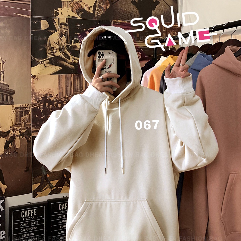 Squid Game Hoodie Pria &amp; Wanita | Hoodie Lagi Viral [ BISA COD ]