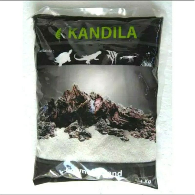 pasir silica kandila warna putih aquarium aquascape