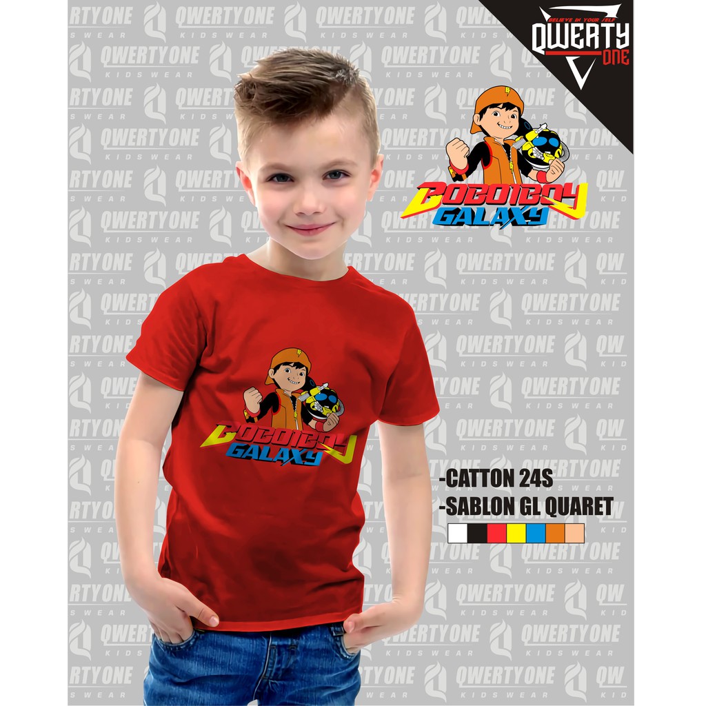 Kaos Anak Distro Boboiboy 1-8 Tahun