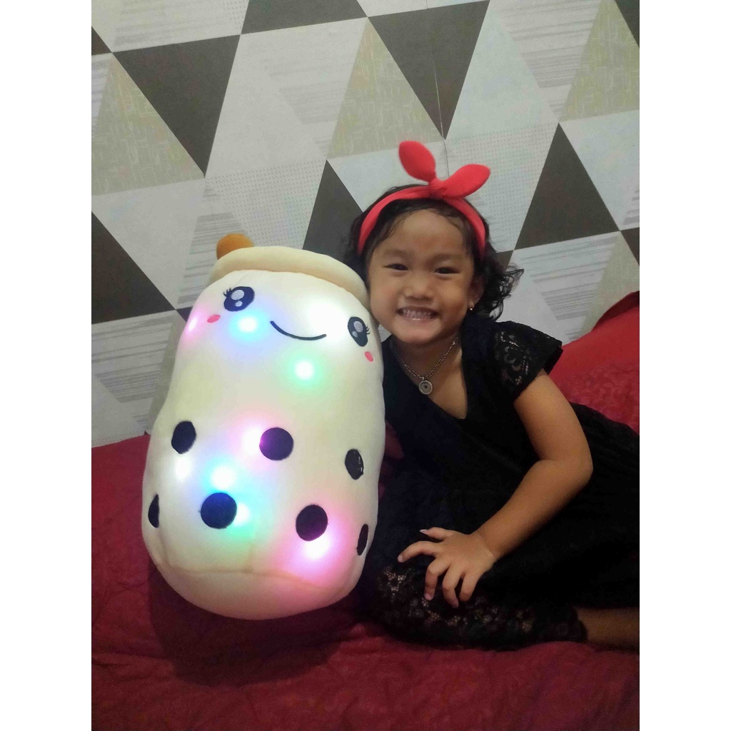 Boneka Boba Milk Tea JUMBO LED