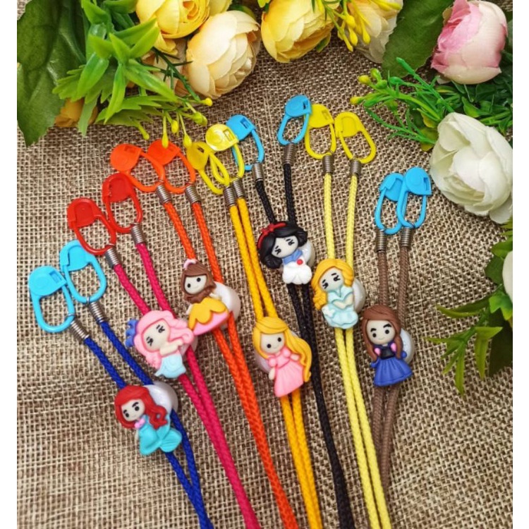 Strap Masker Anak Lucu Kalung Masker Anak Karakter Tali Masker Anak Konektor Masker 2in1 Konektor Ma