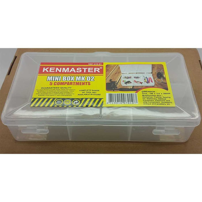 Mini Tool Box Kotak Alat Merk KENMASTER MK 02 Isi 5 Kotak Kecil