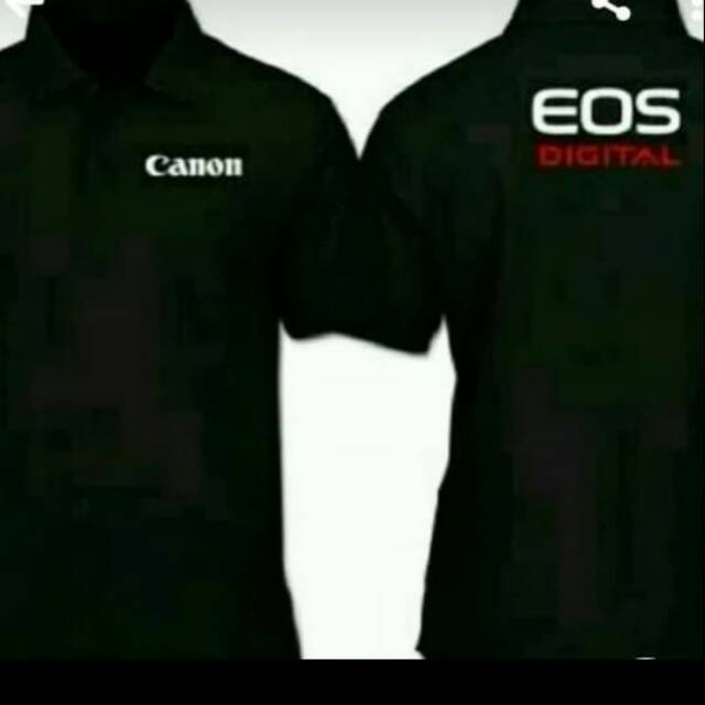 Kaos baju polo shirt pria CANON kaos berkerah kaos jumbo