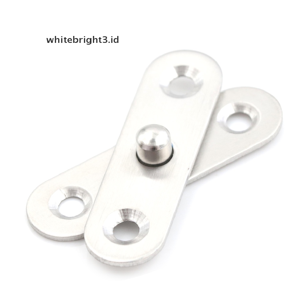 (whitebright3.id) Engsel Pintu Putar 360 Derajat Bahan Stainless Steel Ukuran 56mm