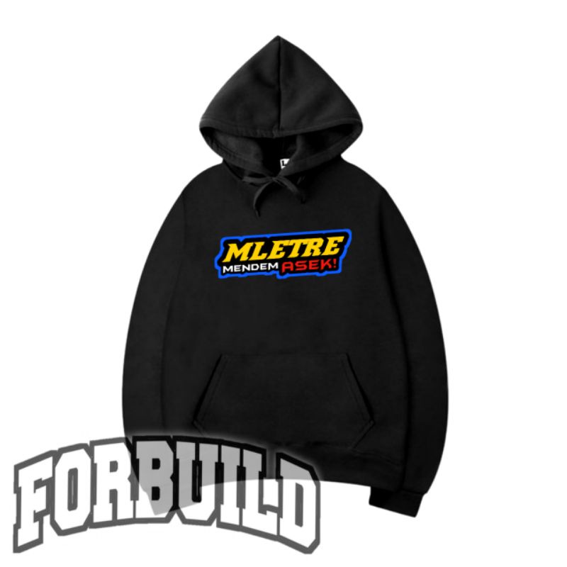 Jaket Hoodie Mletre Mendem Asek Sweater Crewneck Viral Custom
