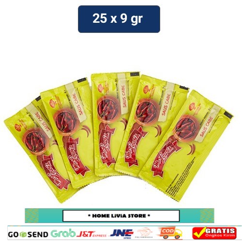 

Mc Lewis Saos Sambal Sachet 25 x 9 gr