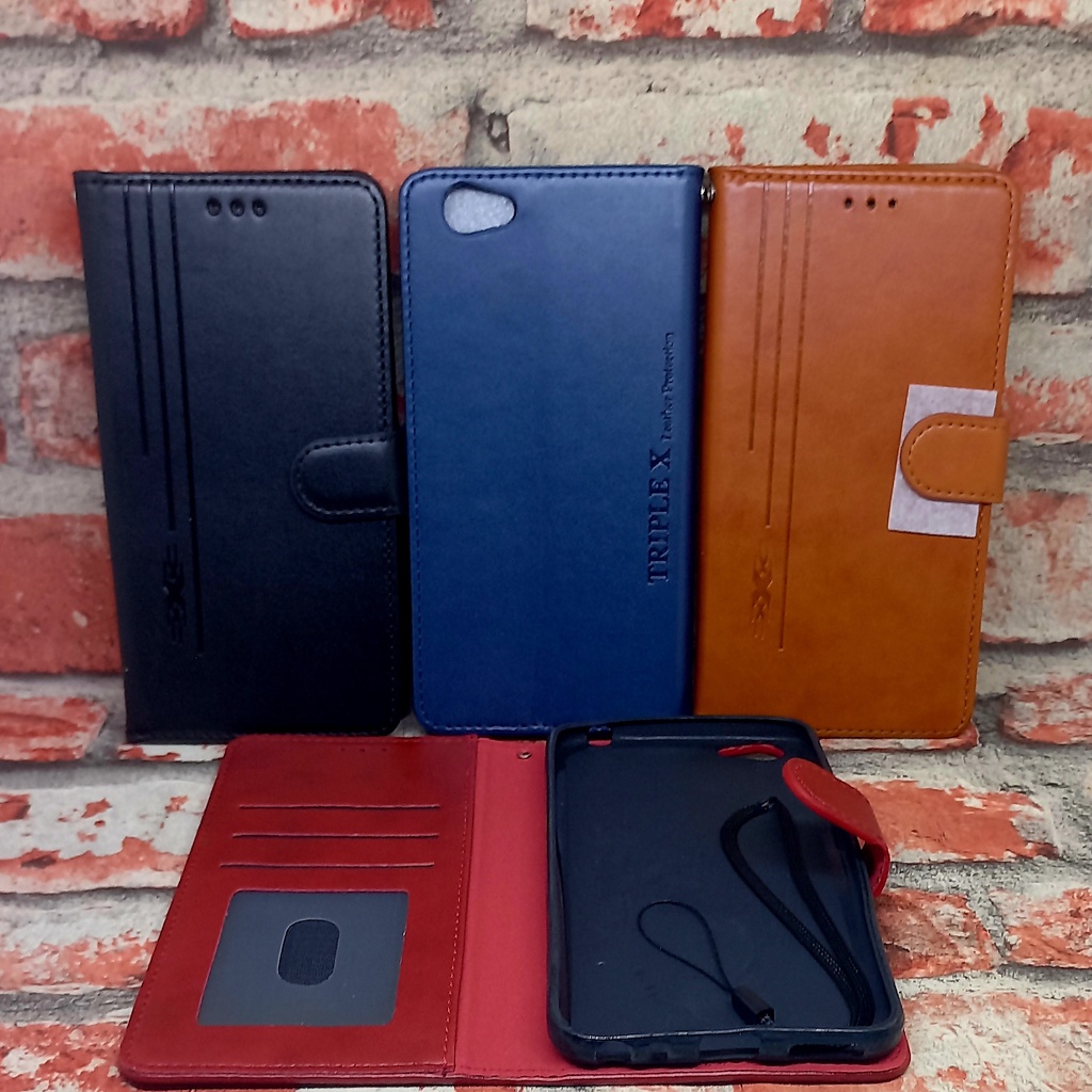 Flip Cover Vivo 1601 1612 1713 Flip Leather case Vivo V5 V5s Y67 Dompet Hp