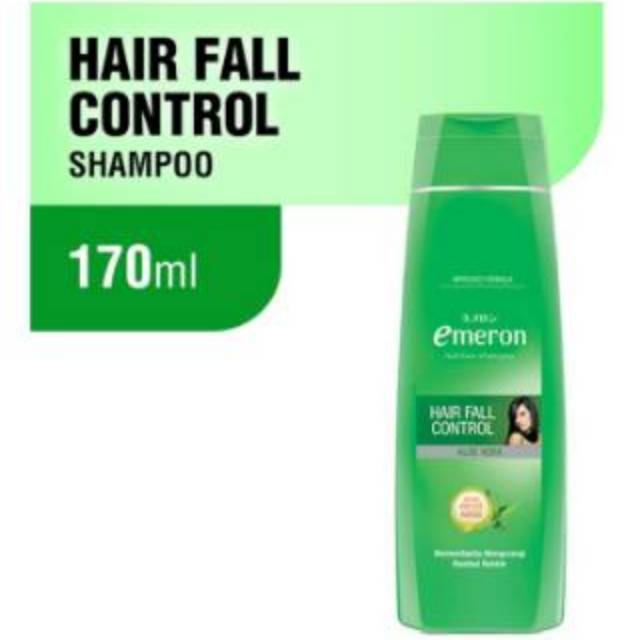 Emeron Shampoo Hair Fall,Anti Dandruff,Black,Clean Fresh 170 ml