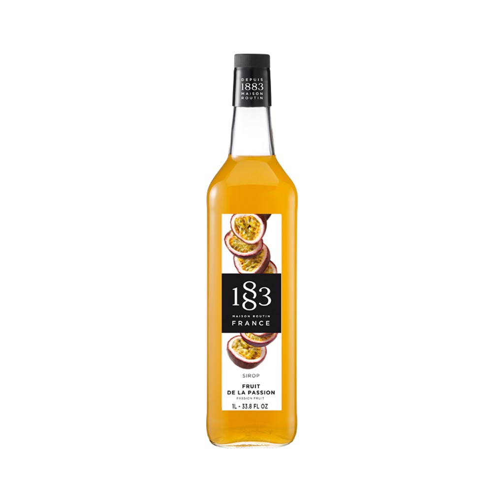 

Passion Fruit Syrup Maison Routin 1883 France 1 Liter