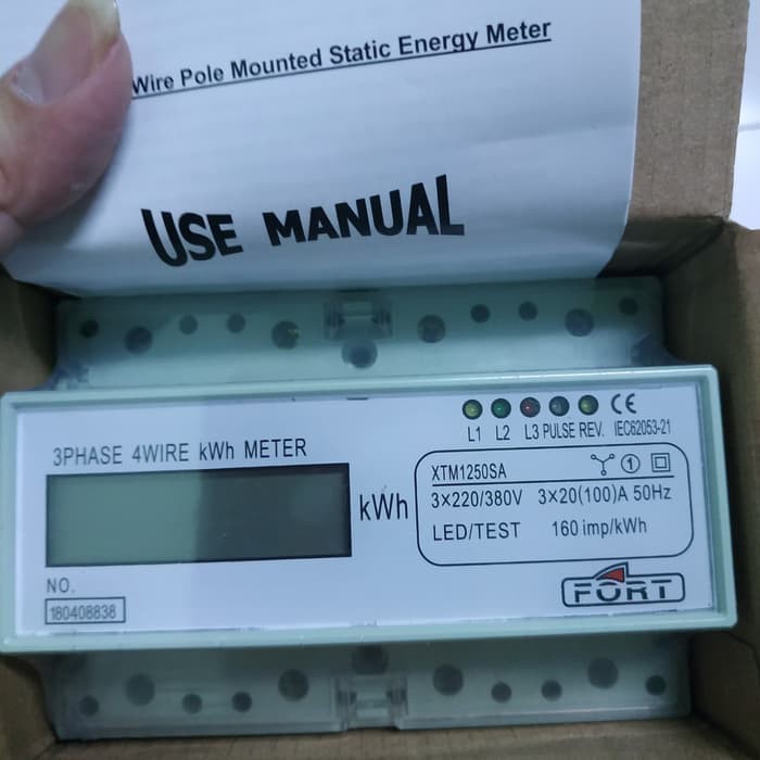 Promo KWH METER 3 PHASE DIGITAL/KWH METER 3PHASE DIGITAL FORT Murah