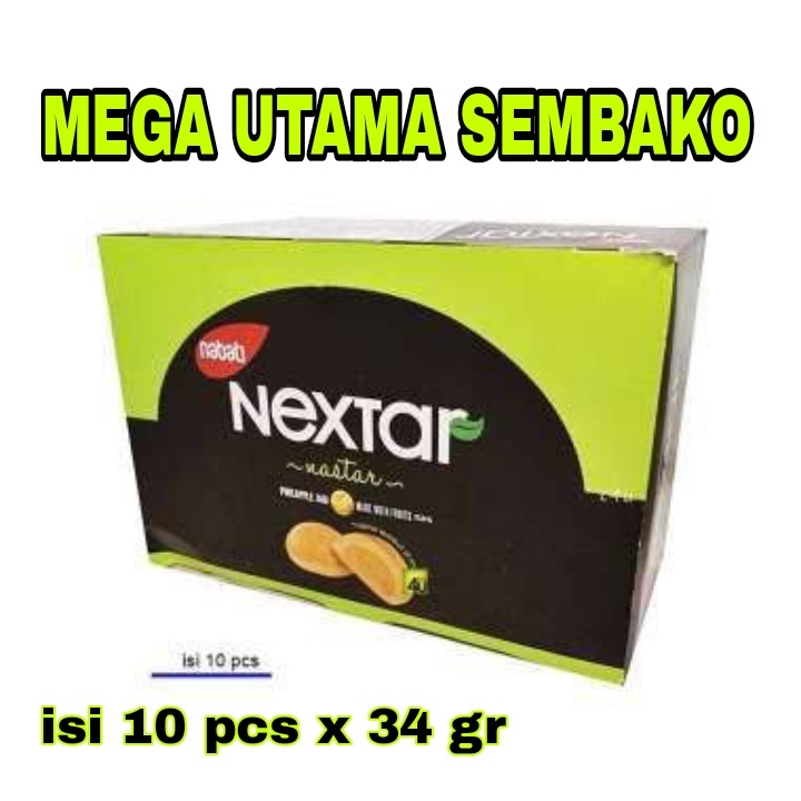 

nextar nabati brownies chocolate, nanas dan strawberry per box isi (10 pcs x 34 gr )