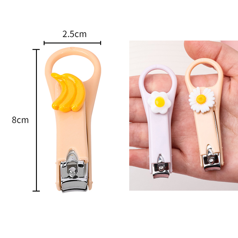 Alat Gunting Kuku Portable Motif Kartun Untuk Manicure Pedicure Anak