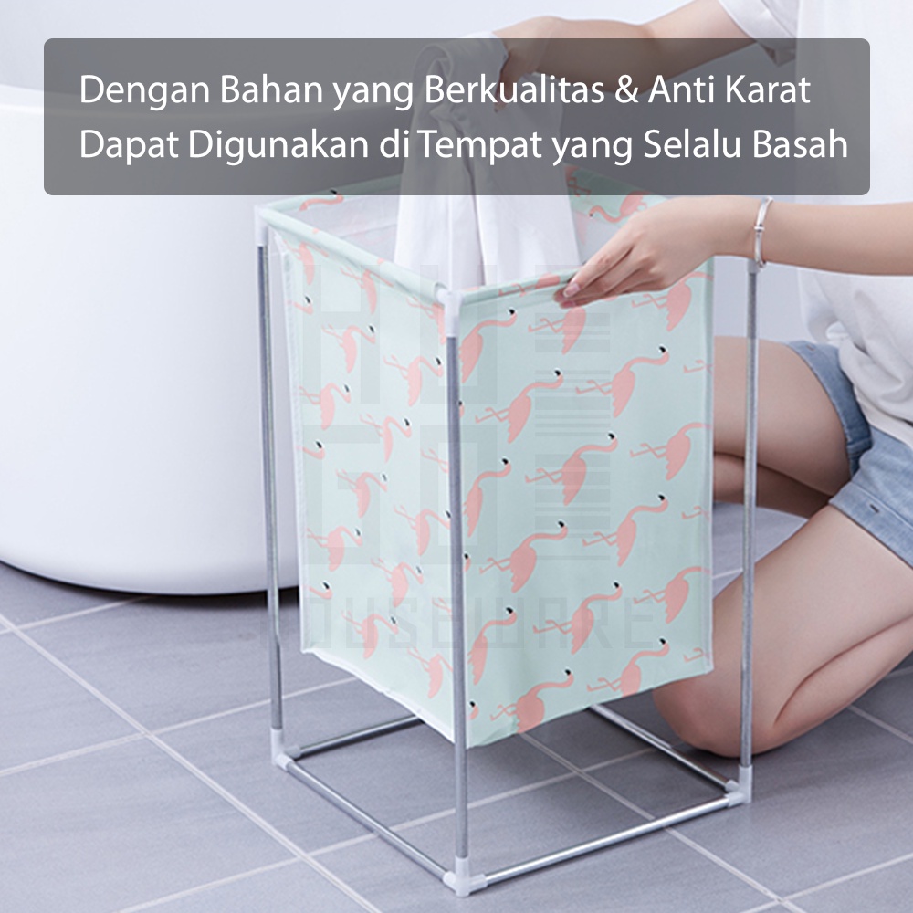 HUGO Keranjang Baju Kotor Laundry Pakaian Cucian Serbaguna Ukuran Jumbo