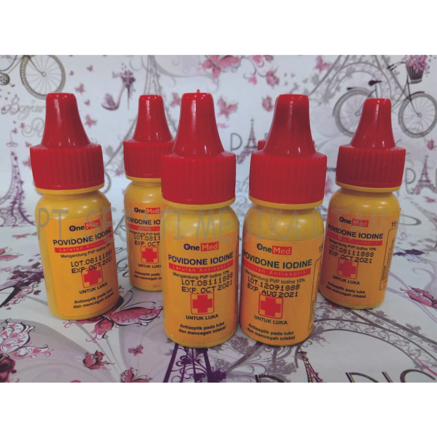 Povidone Iodine 10% 15 ml/ Obat merah Onemed