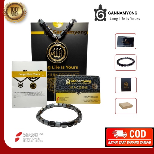 KALUNG KESEHATAN GANNAMYONG ORI + GELANG+ KOTAK+KARTU