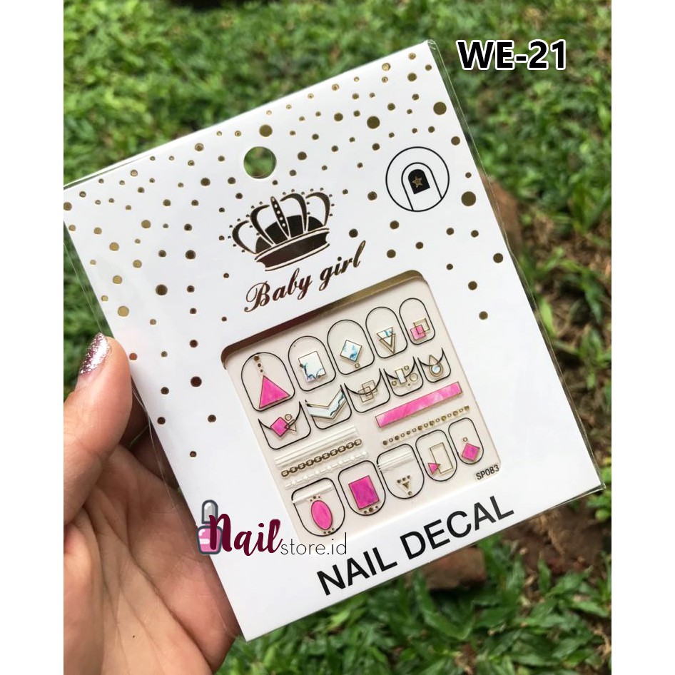 (PART02 of 02) Stiker kuku nail art 3D nail rhinestone nailstore.id / nailstore supplier nail art