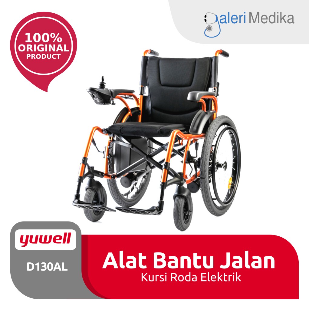 Kursi Roda Elektrik Yuwell D130AL Roda Besar Electric Wheelchair