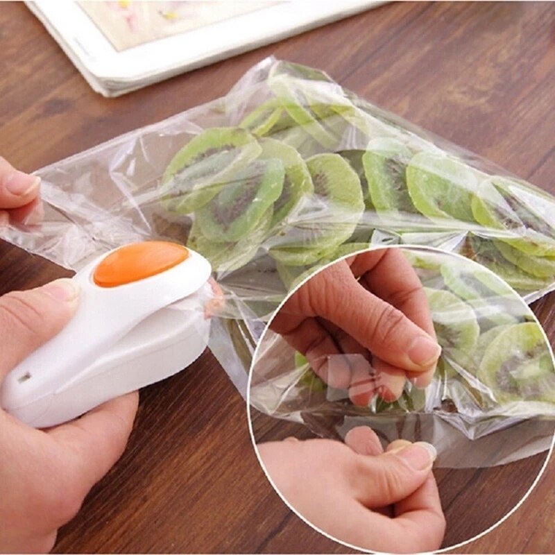 SILVERTECH Sealer Pengemas Makanan Alat Press Plastik Sealer - Perekat Plastik Kemasan Elektrik - portable Hot Sealing Pengemas