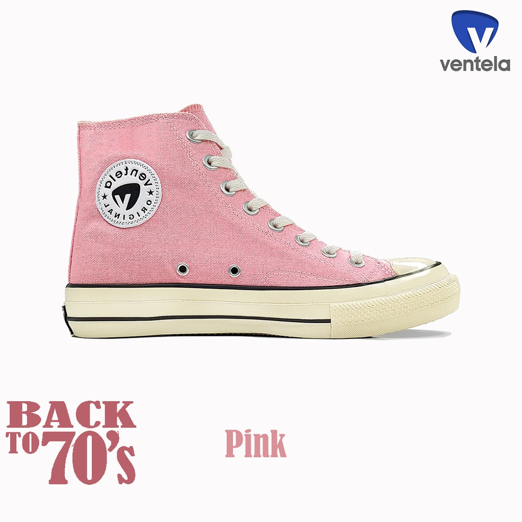 SEPATU VENTELA BACK TO 70s PINK HGH ORIGINAL - SEPATU SNEAKERS VENTELA