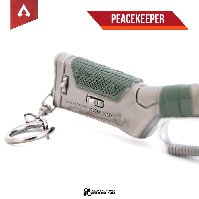 Miniature Apex Peacekeeper Weapon - Keychain Figure Gaming