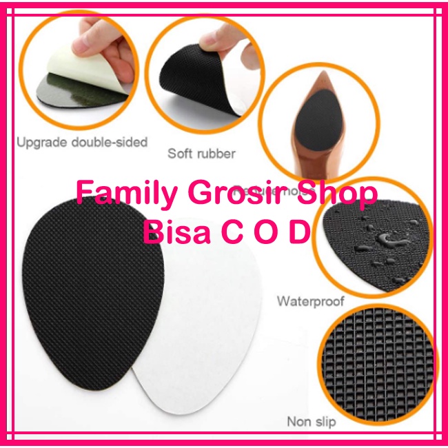 (Sepasang) Bantalan Sepatu Anti Slip, Outsole Anti Slip Sepatu High Heels Bantalan Sepatu Anti Licin Outsole Protector Rubber Pads