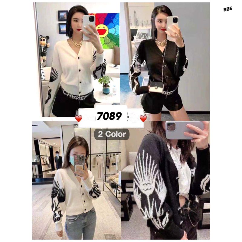 Atasan rajut import 7089