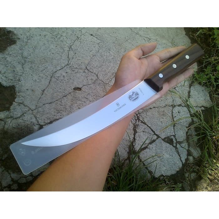 Butcher knife pisau sembelih victorinox 20 cm gagang kayu 5.7200.20
