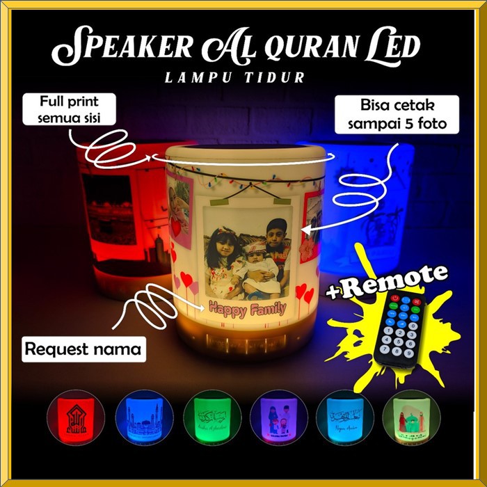 Speaker Alquran, Speaker Alquran 30 juz, Speaker Murottal, Speaker Quran, Lampu Tidur, Speaker Quran LED, Speaker Lampu Quran,