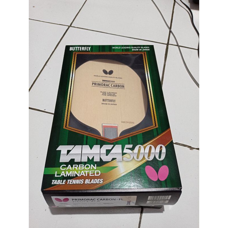KAYU TENIS MEJA BUTTERFLY PRIMORAC CARBON ORIGINAL