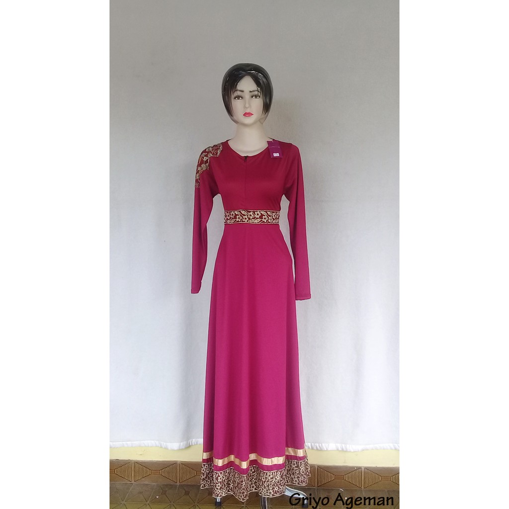 Gamis Pop Up Merah Hati