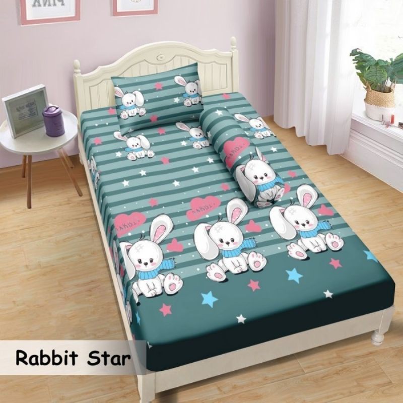 Sprei Singel 100 120 Lady Rose Terbaru Guci Gucci MU Red Manchester United Doraemon Juventus Charcoa