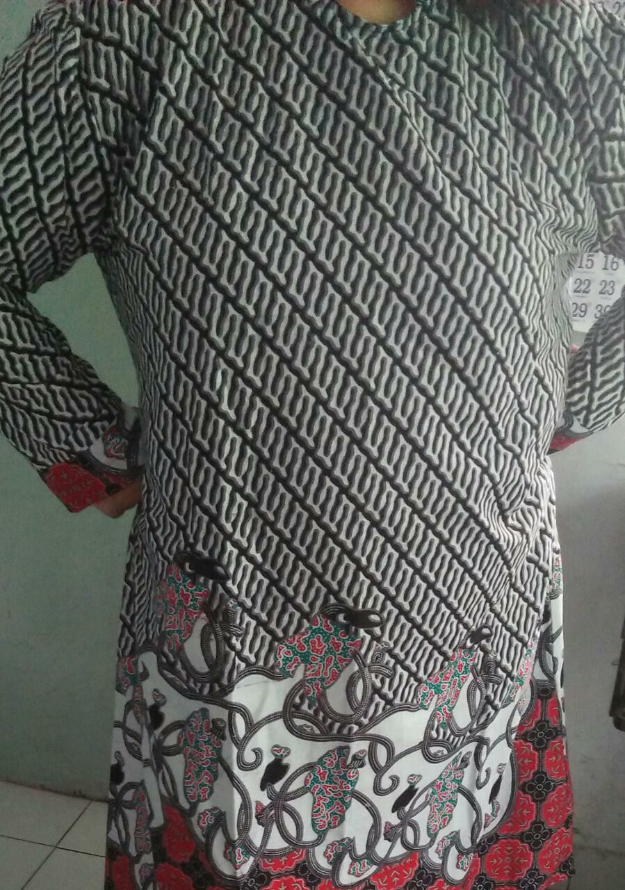 Batik Couple Keluarga Sania Ruffle Ori Ndoro Jowi Dnt Morena