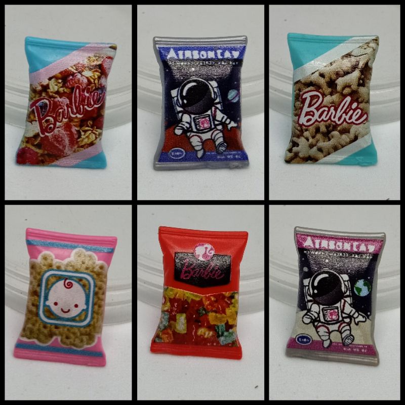 Miniatur Aksesoris boneka Berbi barbi bjd pivotal- Snack