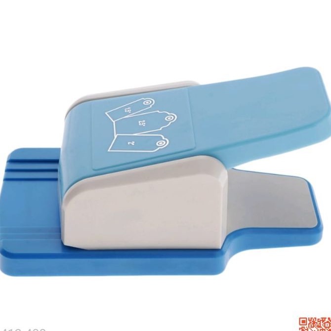 Bayluna | Tag Puncher Bookmark Embossing Gift Hang Tag Paper Punch 3 size in 1, Earring Hole Tag Punch Pembolong Kertas Gantungan Label Kertas Anting