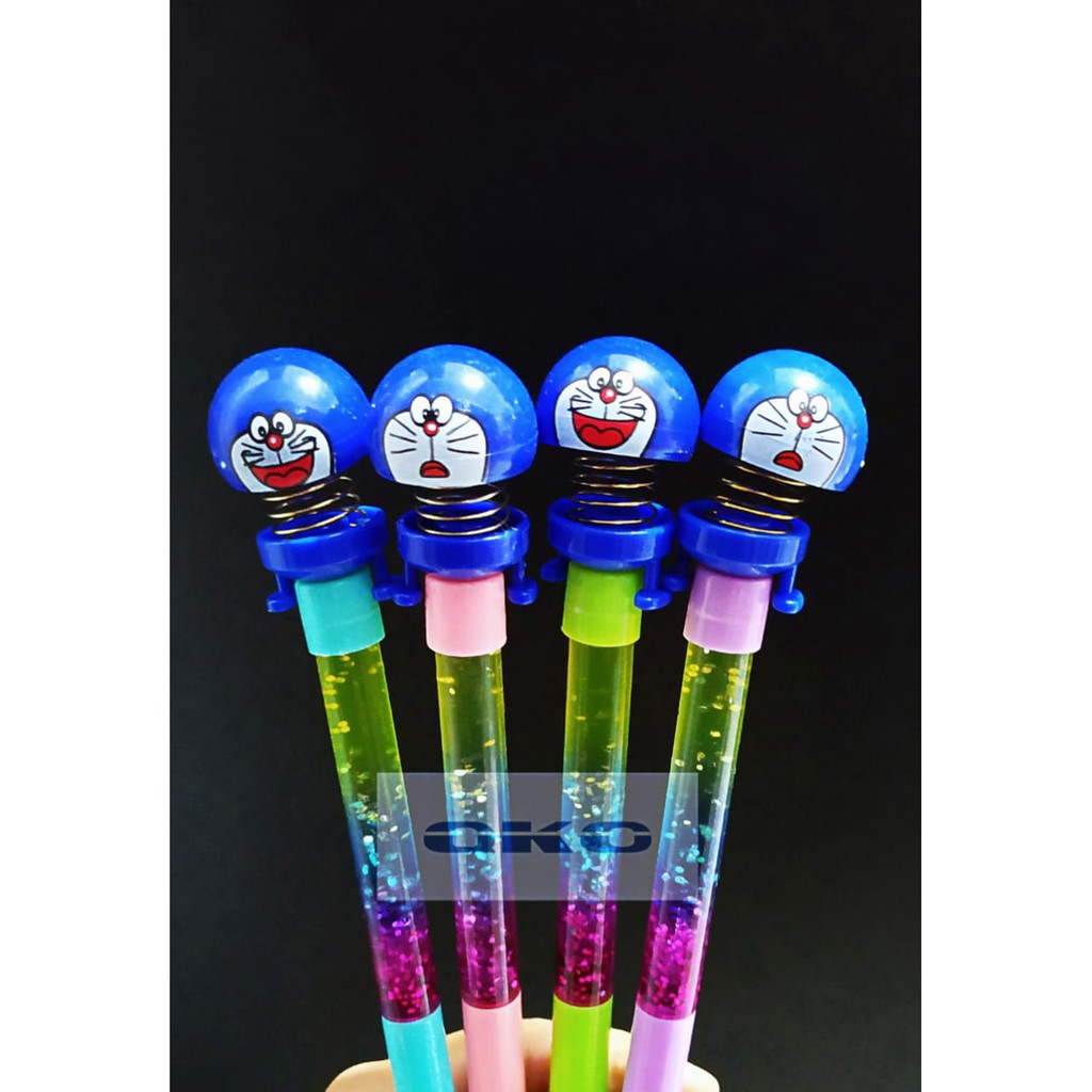 

Pen Gel Bentuk Spring / Per Doraemon Glitter A8035 1Pcs