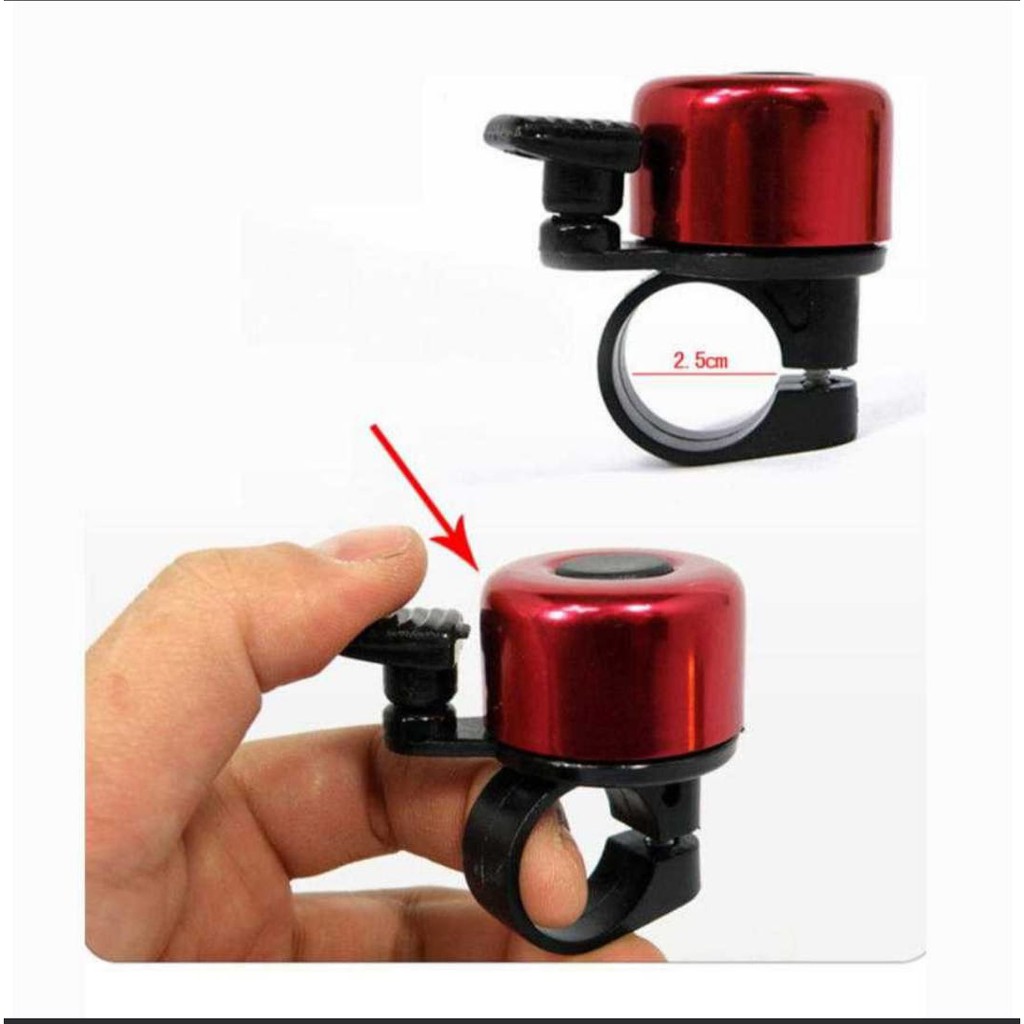 TERMURAH!!! Bell Sepeda Stainless Steel / Safety Cycling Horn / CQC