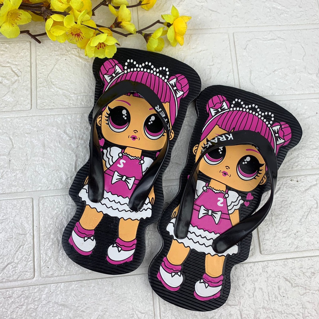 mandirishoestore-SENDAL BONEKA ANAK TIMBUL 1-2,5 TAHUN XAY04