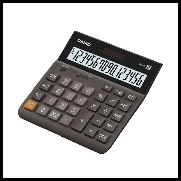 

Casio Dh 16 - Calculator Desktop Kalkulator Meja Kantor Office Dh-16