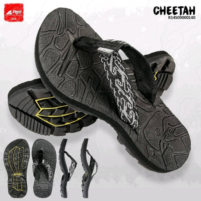sandal jepit gunung rei cheetah original arei s090