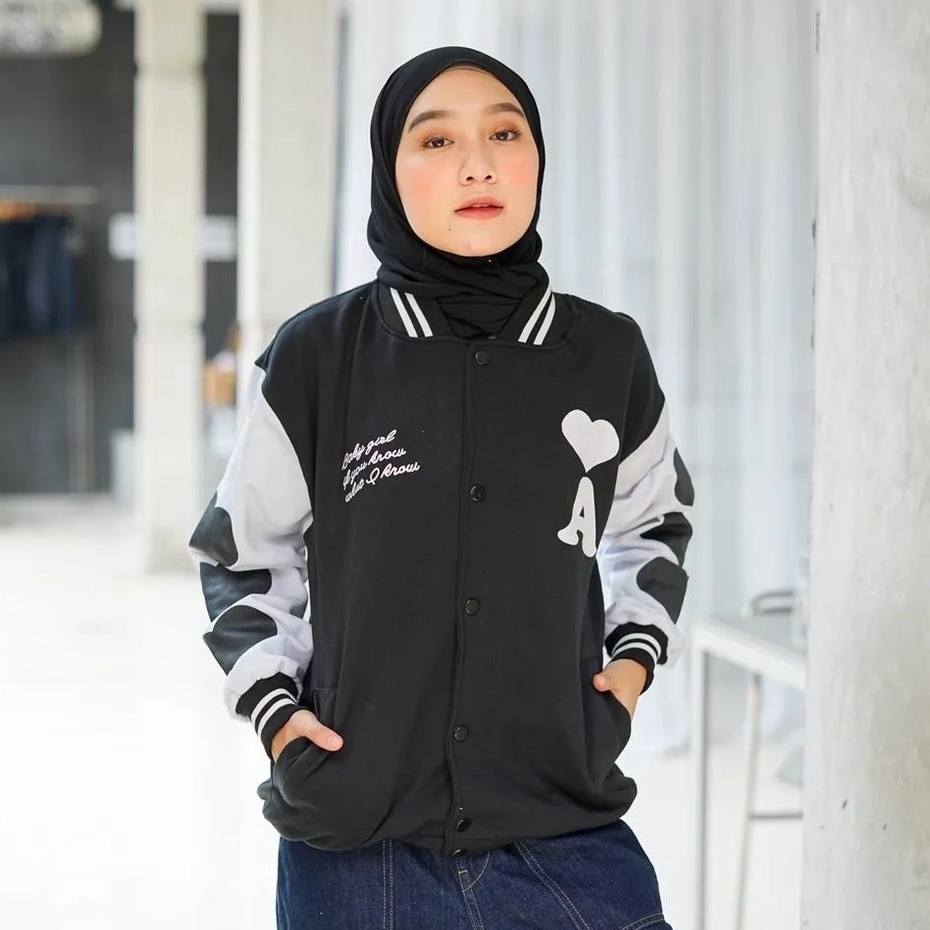 A Love Baseball - Jaket Baseball Varsity Unisex Terbaru