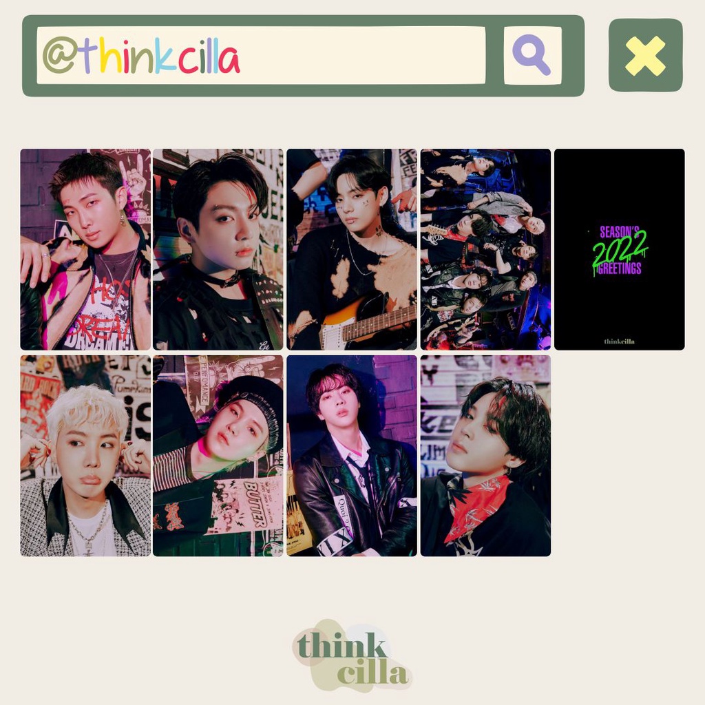 Photocard BTS Season's Greeting 2022