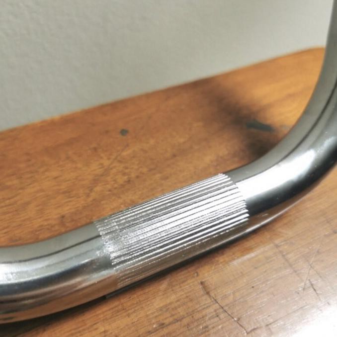 Gaya Stang Sepeda Bmx Kotak Chrome 63Cm Terbatas