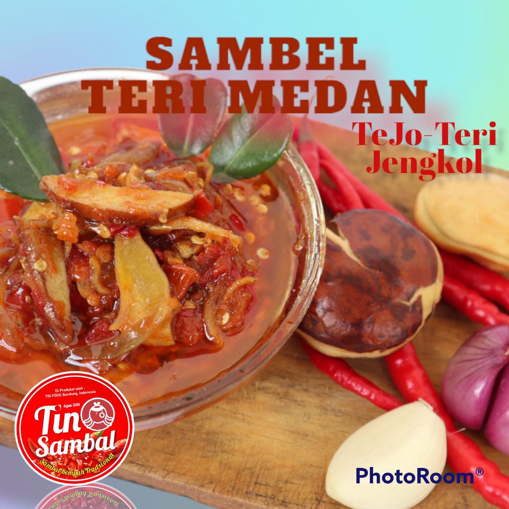 sambal teri/sambel teri medan/Sambal Teri-120g Tin Sambal