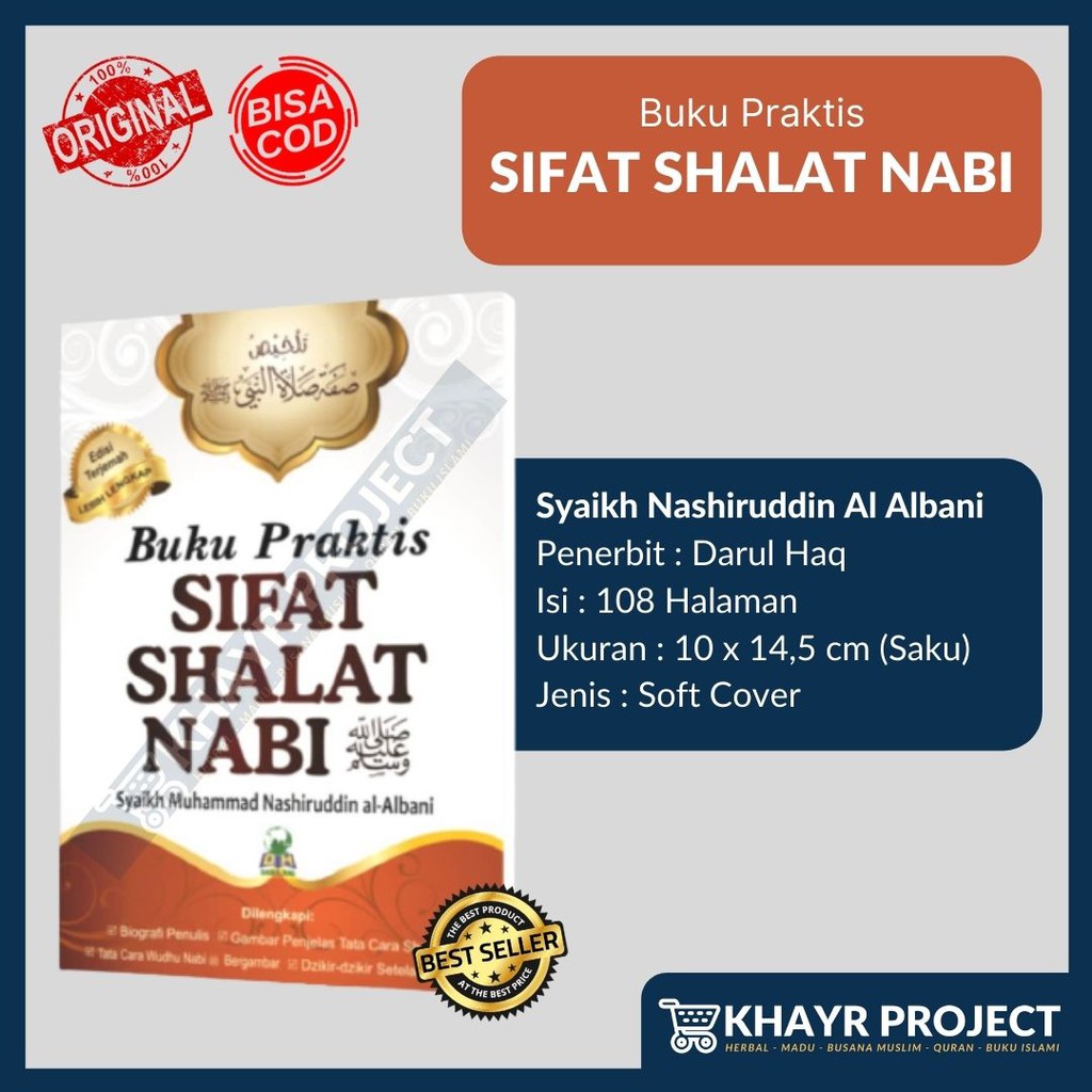 Buku Praktis Sifat Shalat Nabi Darul Haq - Buku Saku Tata Cara Sifat Sholat Nabi