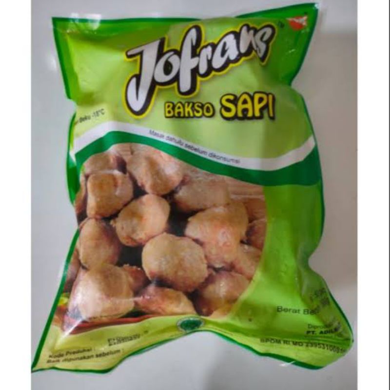 

Bakso Jofrans Sapi dan Bakso Jofrans Ayam 500gr