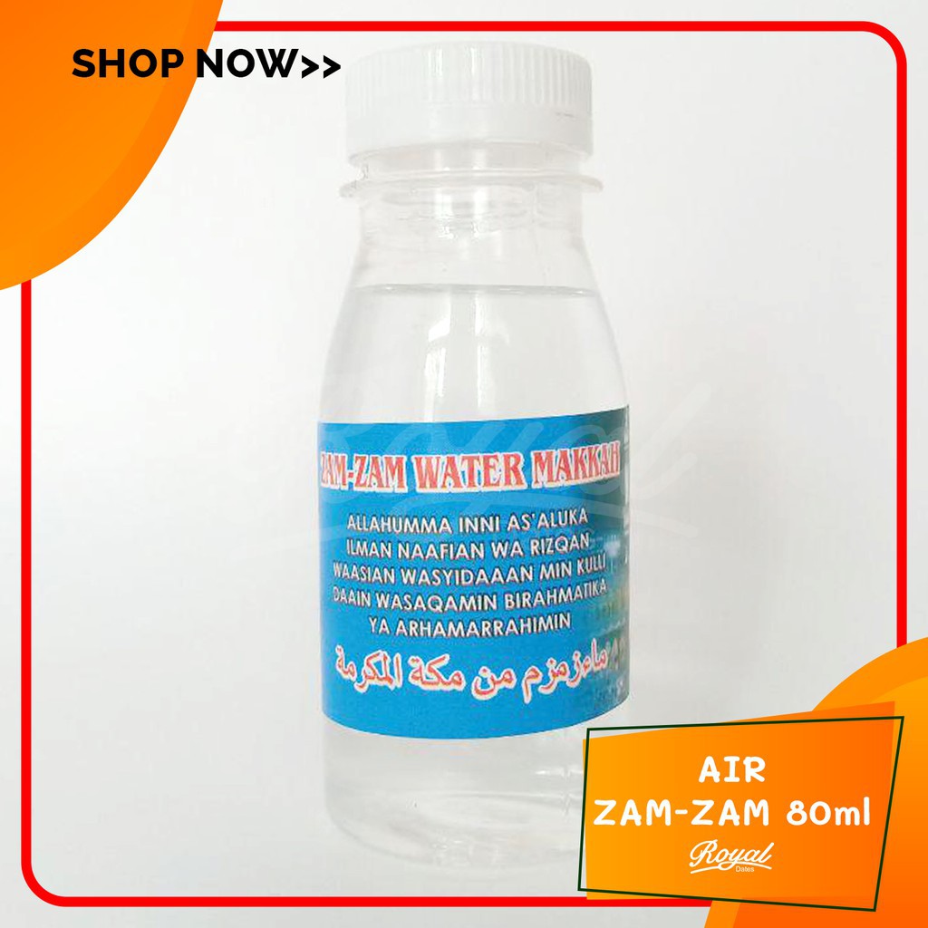 

[COD] Air Zamzam ASLI - Air Zam Zam Kemasan Botol 80 ml