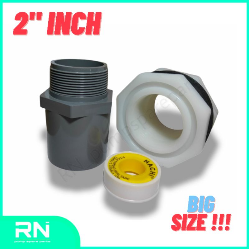 Sepaket Mur toren/ vlokring toren/ mur drat toren 2" inch