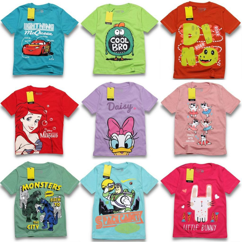 Kaos Anak Laki Laki  [S,M,L,XL] Grosir Ecer Atasan Anak Perempuan Distro Bandung  BAJU ANAK Dino Kucing Animal tsaiby elysium